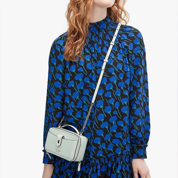 Kate Spade Essential Double Zip Crossbody Handbag in Crystal Blue - Picture 2 of 11